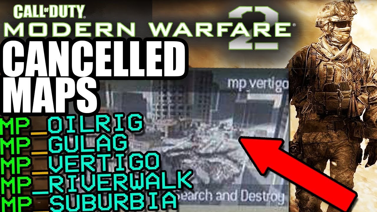 MW2'S SECRET Canceled Maps - Modern Warfare 2 DELETED Multiplayer | Oilrig, Gulag, Vertigo, etc...