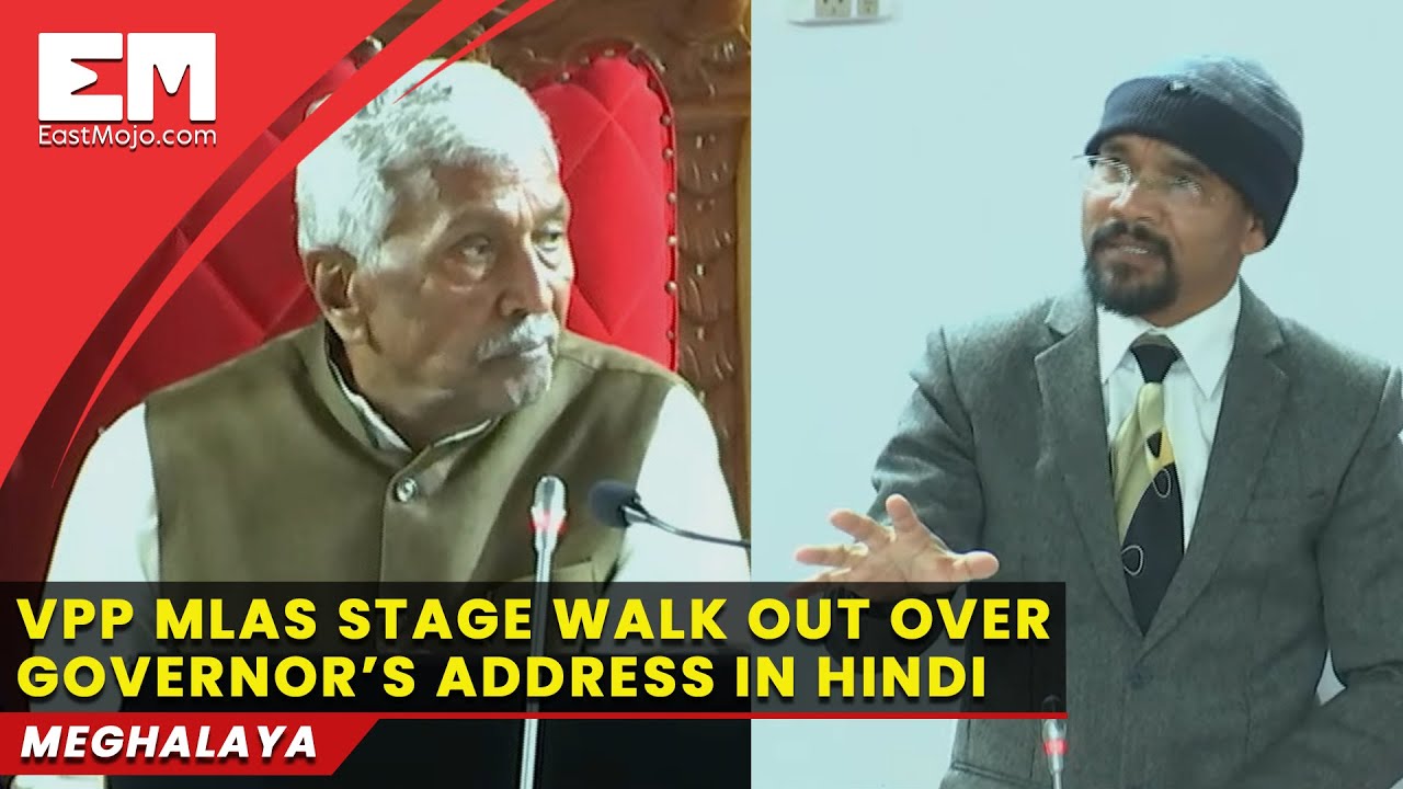 Meghalaya: VPP MLAs stage walkout after Governor’s speech in Hindi