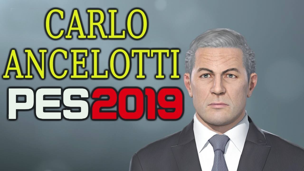 Carlo Ancelotti face - PES 2019 - 18