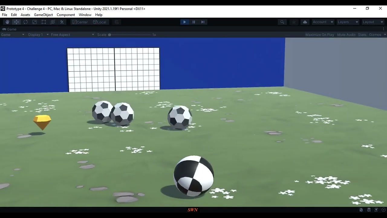 Unity Challenge 4 - Football Scripting Solution