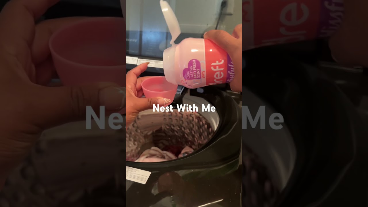 Maak samen met mij een nestje met Dreft voor de babywas #mama #nestelen #moedervaneenmeisje #aanstaandemama #babymeisje #dreft #wasgoed
