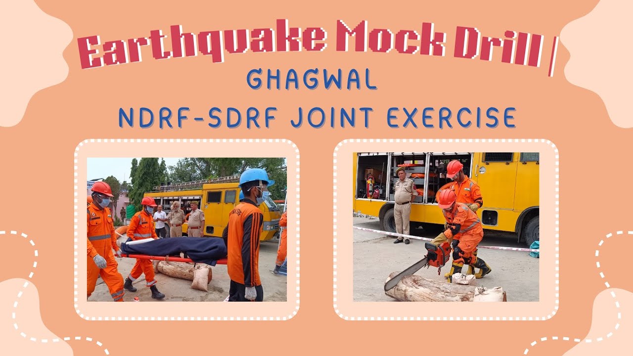 Earthquake Mock Drill | Ghagwal | NDRF-SDRF | #Samba Administration