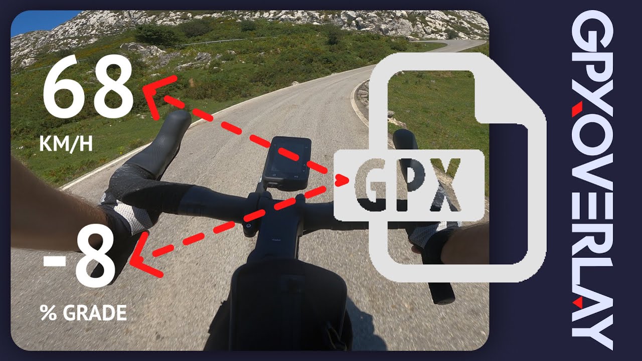Add stats overlay to your cycling video | GpxOverlay.com
