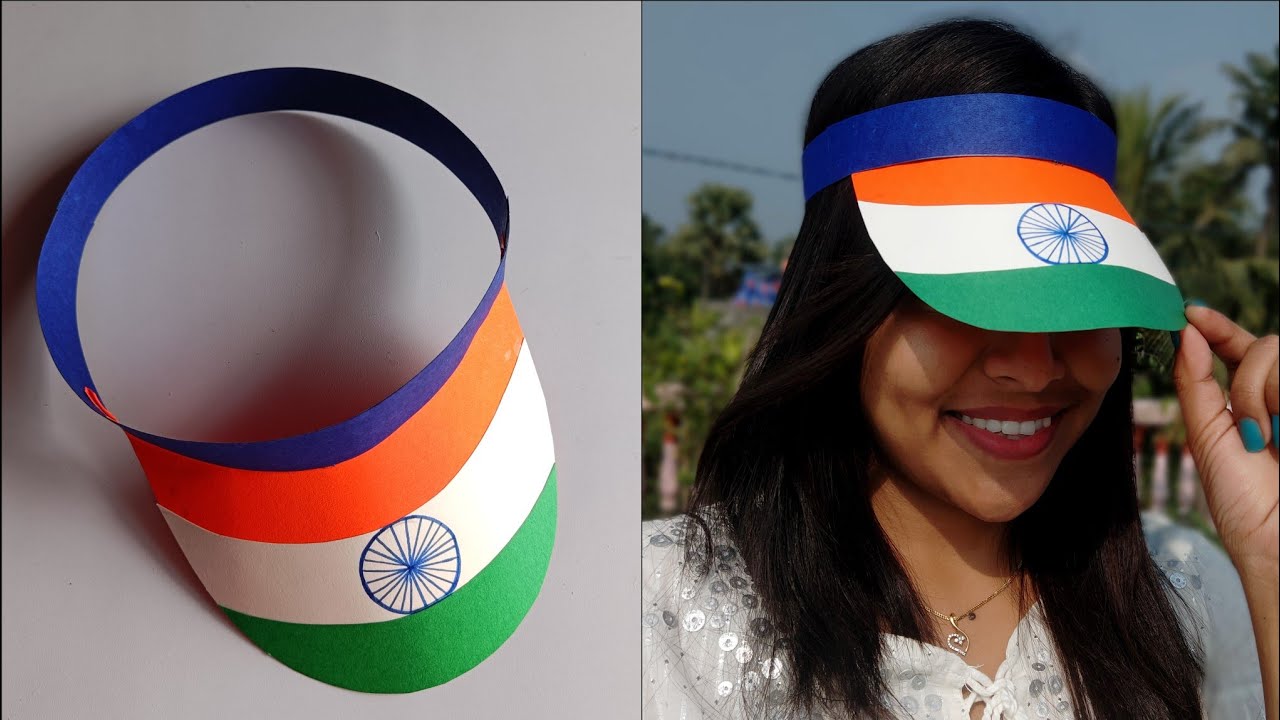 Republic Day Special Cap || Tricolour Paper Craft Idea || 26 January Craft Idea