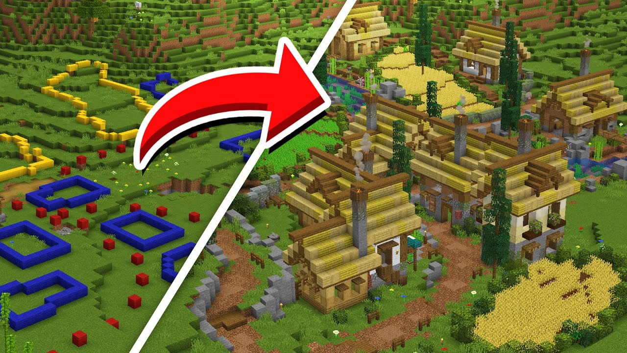 COMO CONSTRUIR uma VILA no MINECRAFT