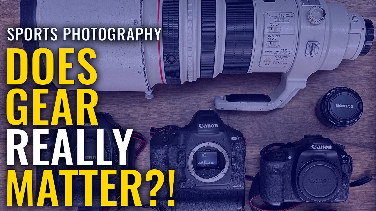 Does gear matter in sports photography?