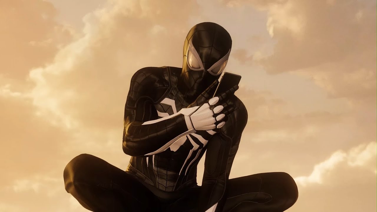 I'm The Hero Here With The Black And White Advanced Suit - Spider-Man 2