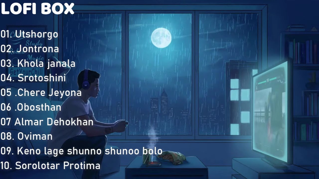 ( Lofi Box ) One Hours Bengali Emotional Lofi Remix Song | Lofi Song | | Bangla Sad Song