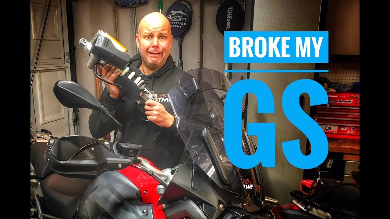 BMW R1200GS - Rear shock failure + Fork recall update