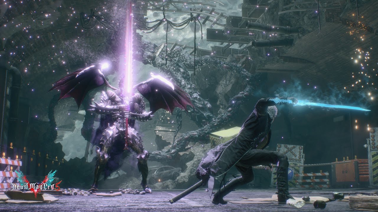 Vergil vs Cavaliere Angelo - DMD, No Damage [DMC 5]