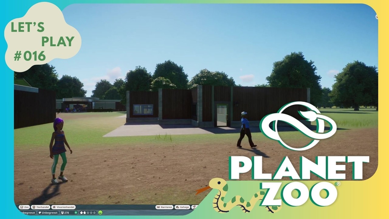 Planet Zoo #016 Fenster und Tür Design der Hütte