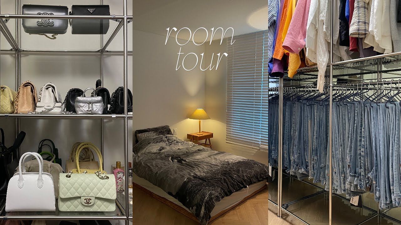 LIFE IN SEOUL. ROOM TOUR🏠 룸투어! 수납에 목말랐던 삶..두 방 모두 드레스룸으로 꾸민 집. 랜선집들이에 초대합니다