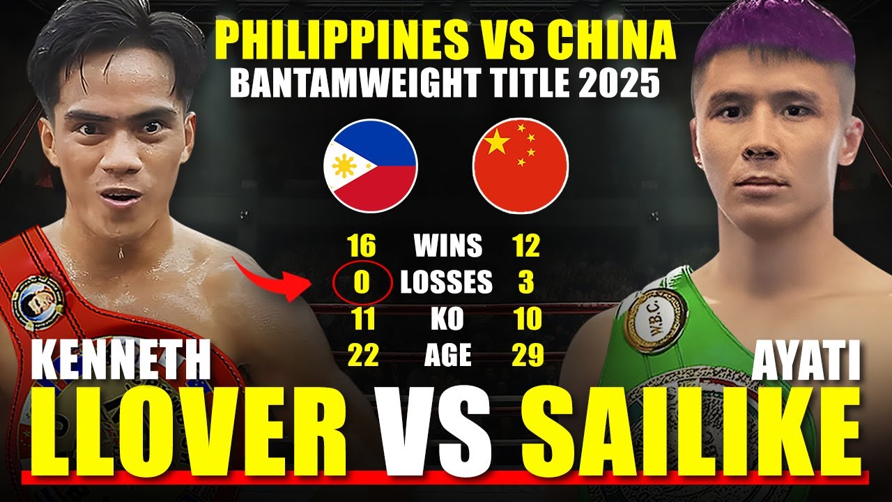 KENNETH LLOVER vs AYATI SAILIKE | 2025 BR*TAL 1ST ROUND KO | OPBF Bantamweight Title | PH vs China