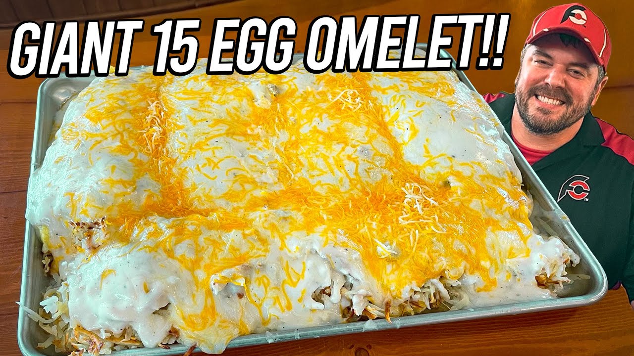 15-Egg Monster Country Breakfast Omelet Challenge in Joplin, Missouri!!