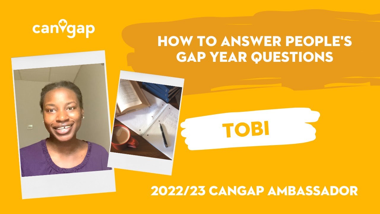 How to Answer People's Gap Year Questions