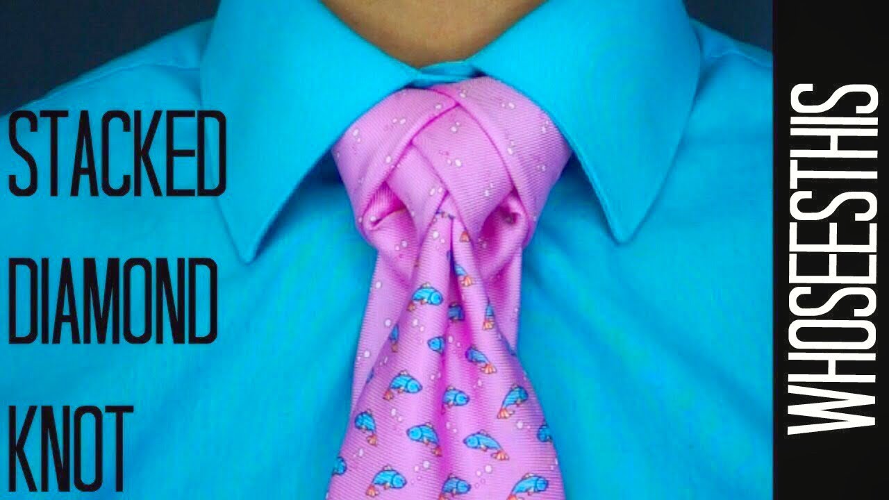 The Stacked Diamond Knot | How to tie a tie