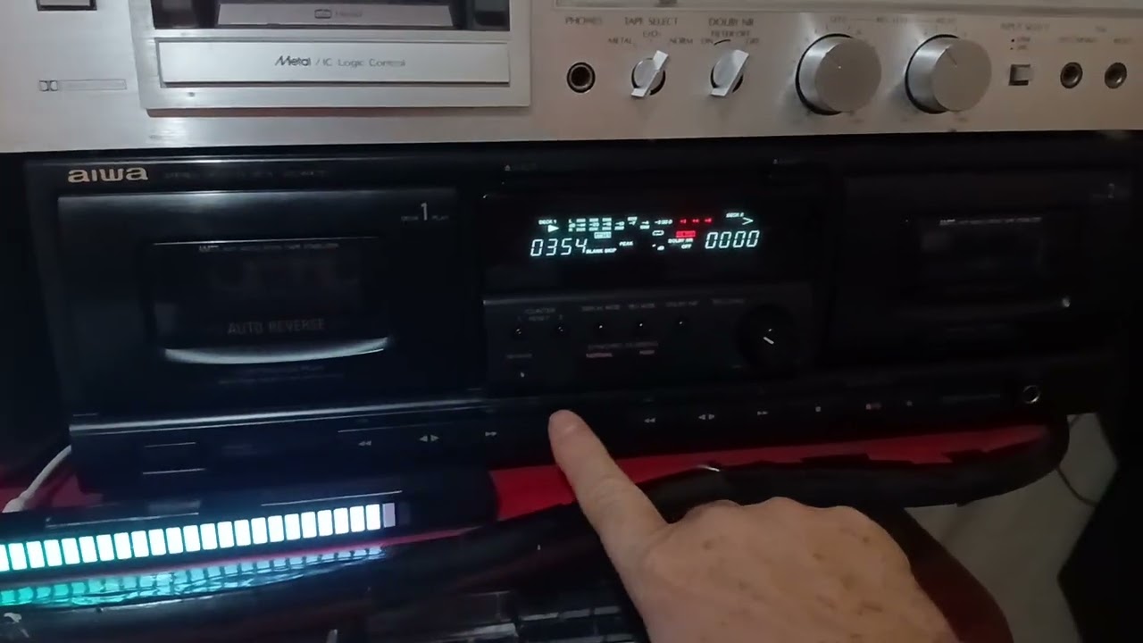 Aiwa duplo deck model AD-WX 727 totalmente revisado 650