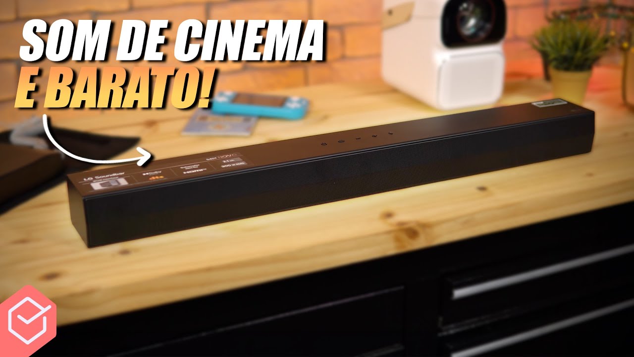SOUNDBAR com SOM DE CINEMA pagando pouco? // 🔉 LG S40T com 300W + SUBWOOFER e AI SOUNDPRO!
