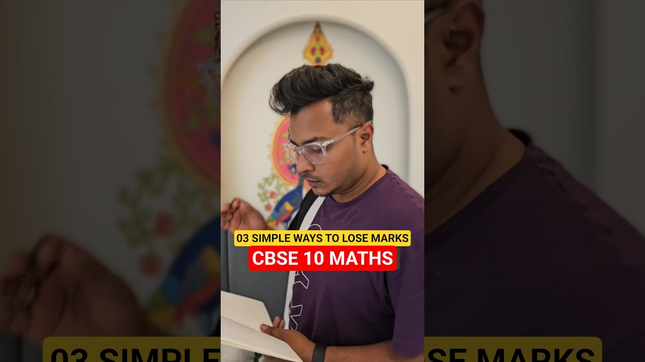 CBSE 10 Maths 2026 ⚠️ Don&rsquo;t Lose Marks Like This! #cbseclass10 #abhisheksir #cbse