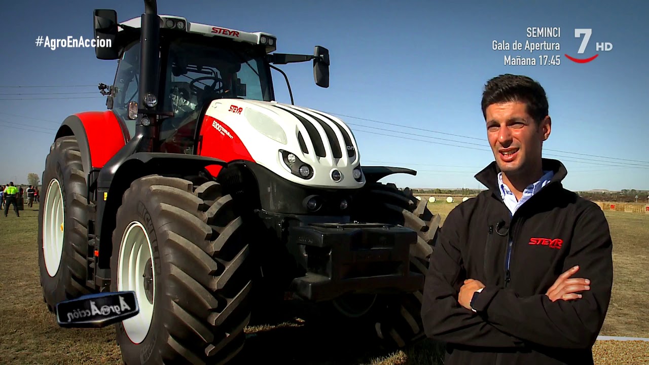 Agro en acción (70).- Tractores STEYR y tecnología 4.0 aplicada a la agricultura por ISOBUS y Drones