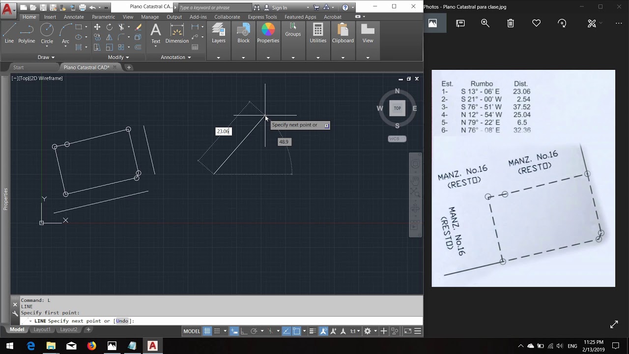 Aprende Autocad   Plano Catastral o Parcelario