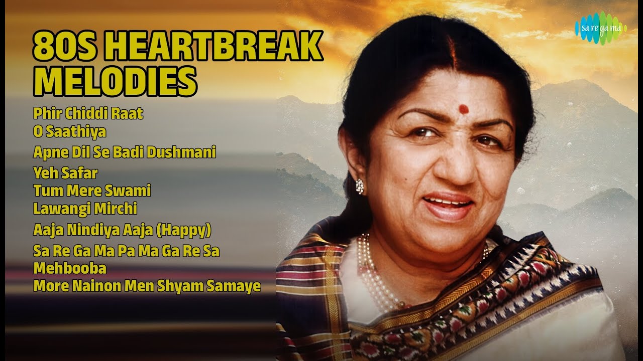 80s के दर्द भरे नगमे | Lata Mangeshkar Songs | Phir Chiddi Raat | O Saathiya