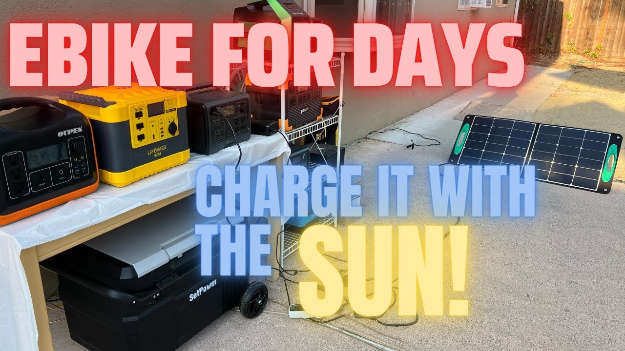 4 ways to charge your ebike off-grid - charge emtb from the car or while camping