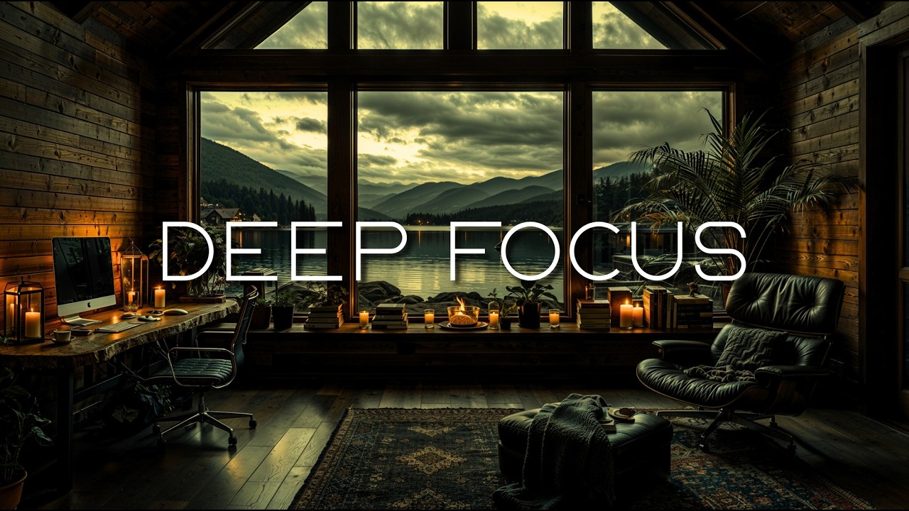 DEEP FOCUS - Música de Trabalho Profundo para Mente Calma, Foco e Vibes de Fluxo