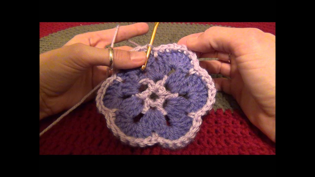 How to Crochet an African Flower Hexagon