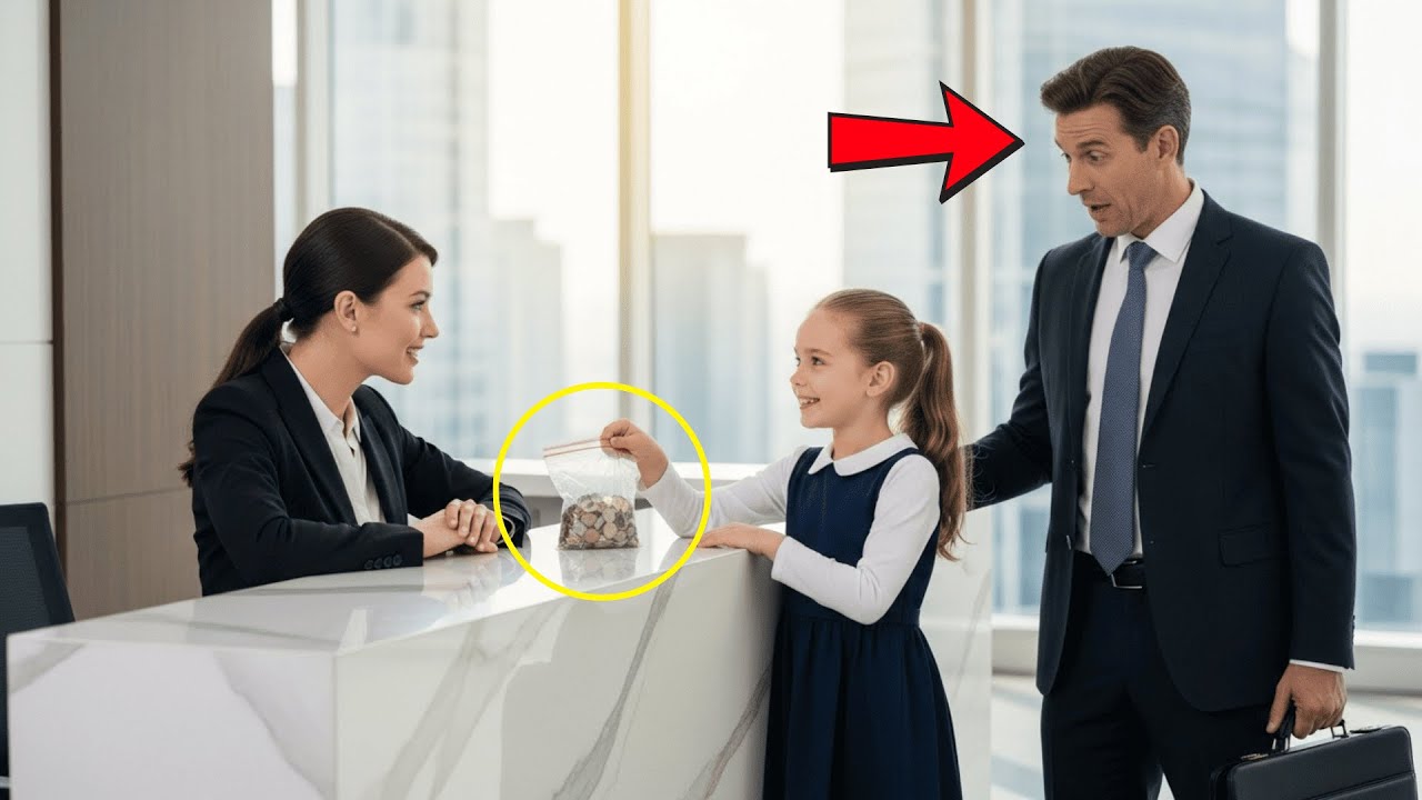 Küçük Kız Ofiste Sordu: “Bir Baba Nereden Alabilirim?” Milyoner CEO Gözyaşlarına Boğuldu