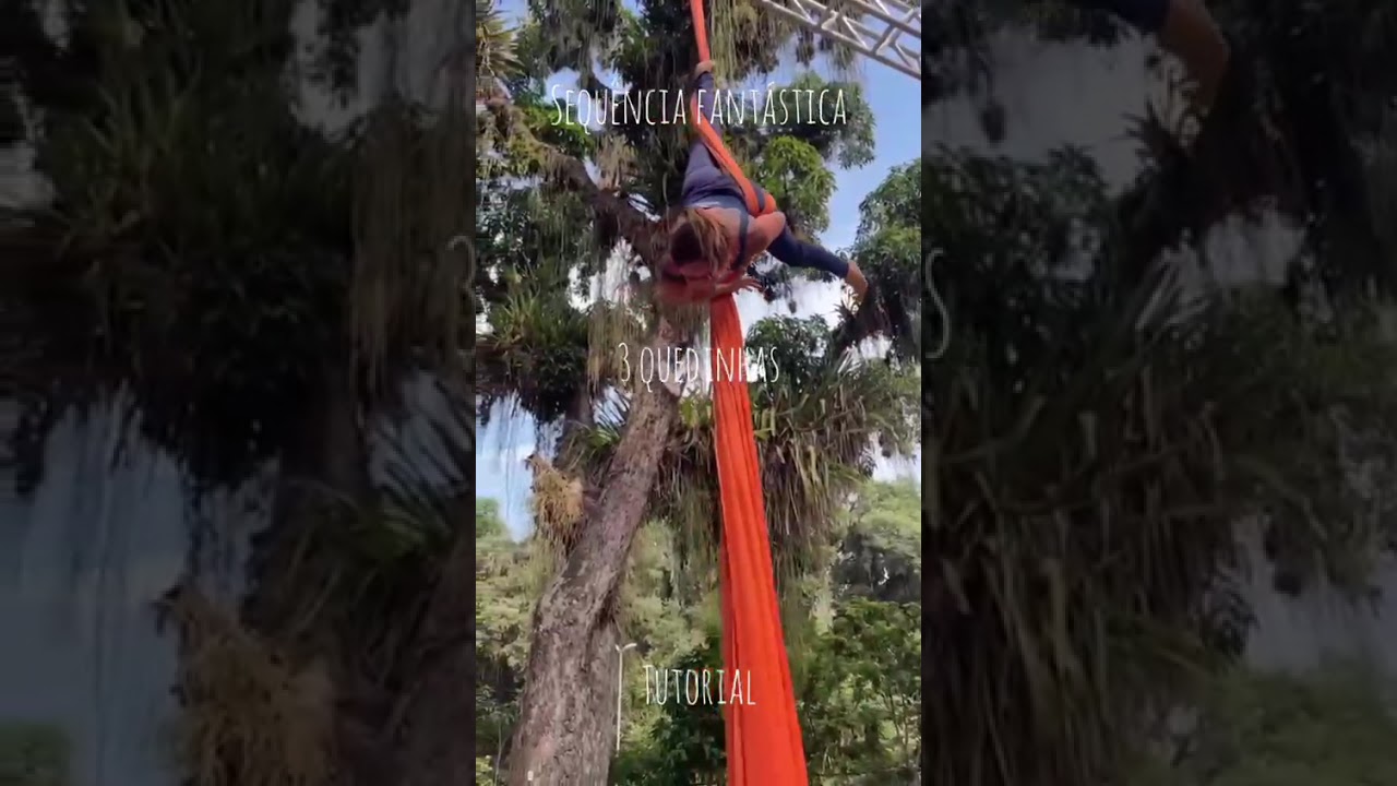 Sequência  3 quedas - Tutorial no tecido acrobático