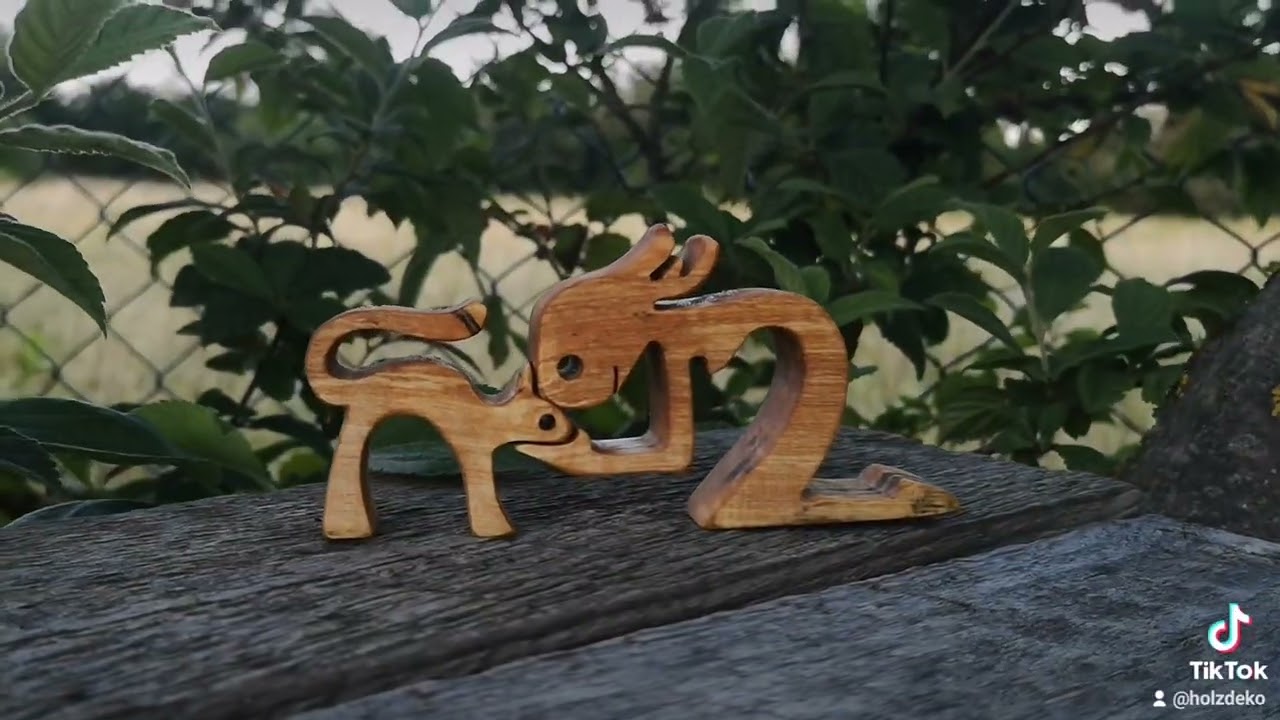 drewniane figurki dekoracyjne home design holzdeko decoration dekoracja ozdoba kot cat katze DIY