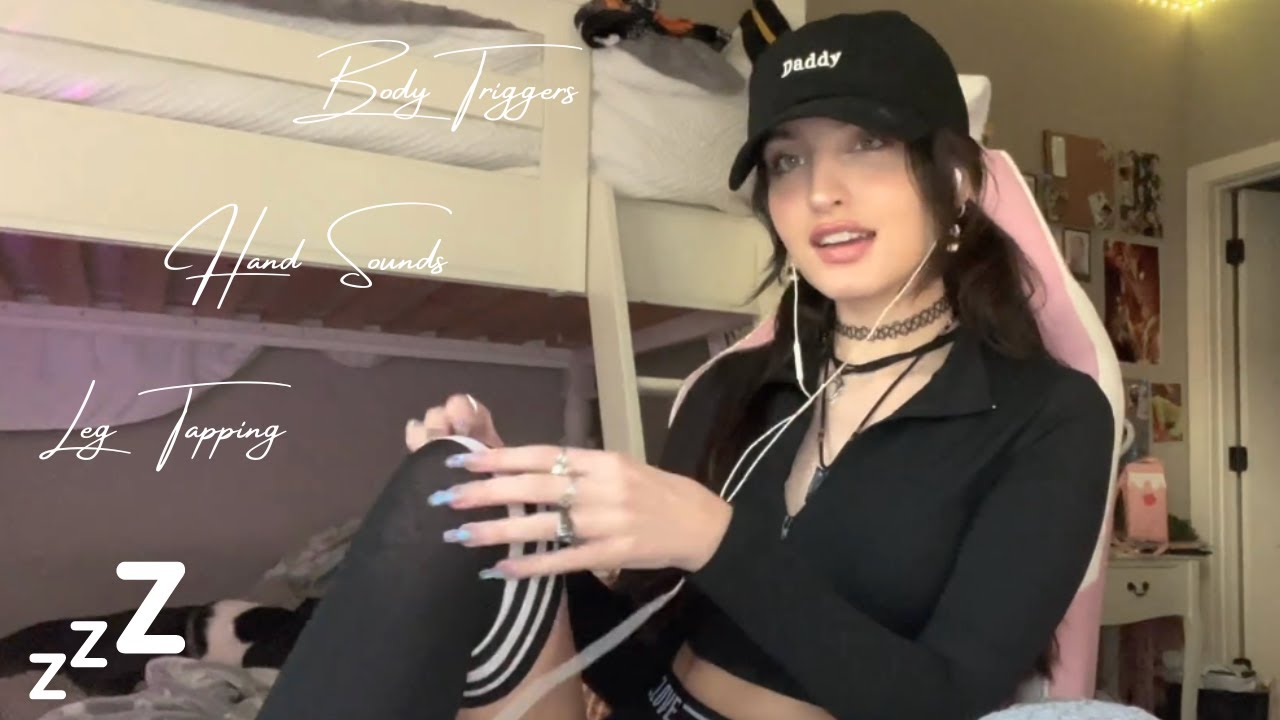 Beebee ASMR Leg & Knee Tapping Compilation | Hand Sounds, Body Triggers, Personal Attention +
