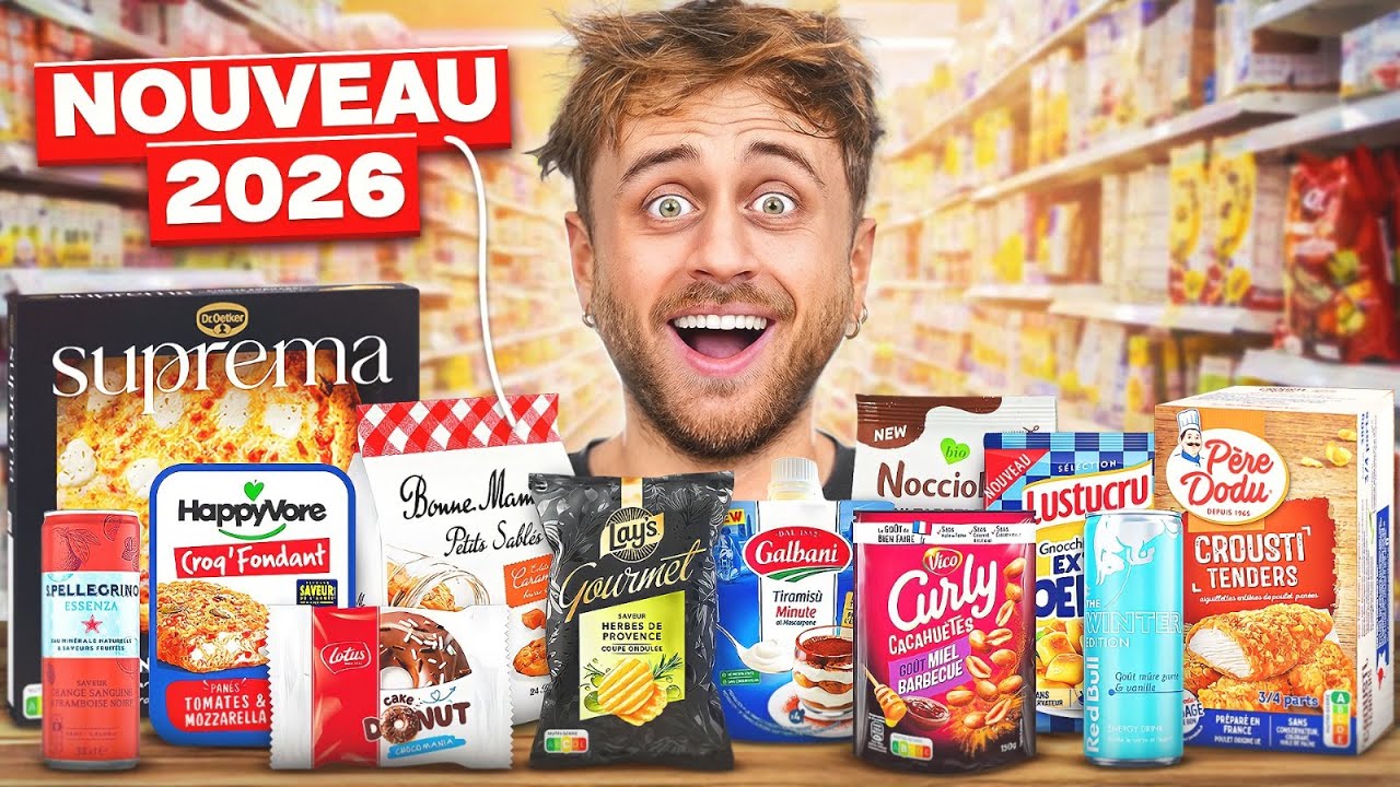 Je teste les NOUVEAUTÉS FOOD de SUPERMARCHÉ de 2026 😳