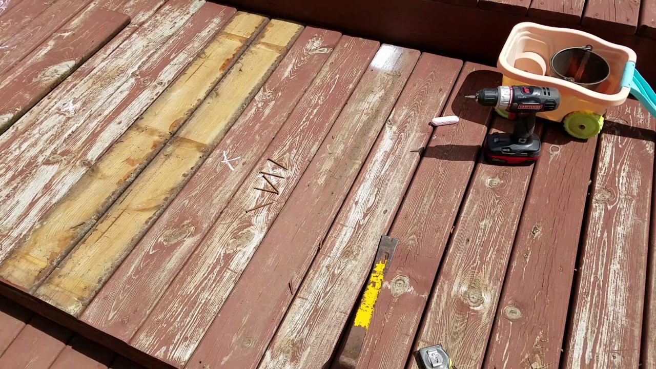 Cheapest way to fix old deck, no money!!!