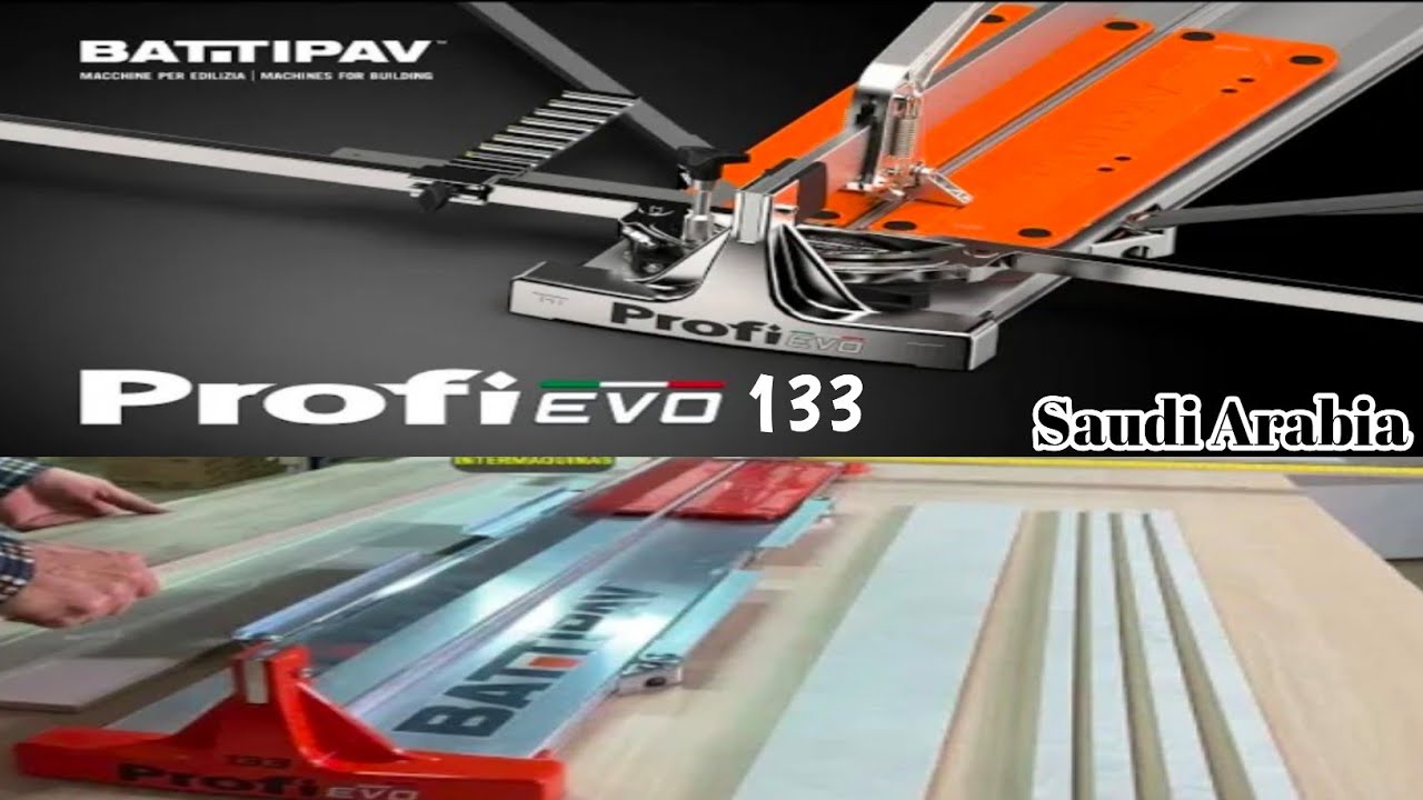 ITALY Battipav Profi EVO 133 cm - 5 Feet Manual Tiles Cutter Machine - Accurate Tiles Cutter Machine