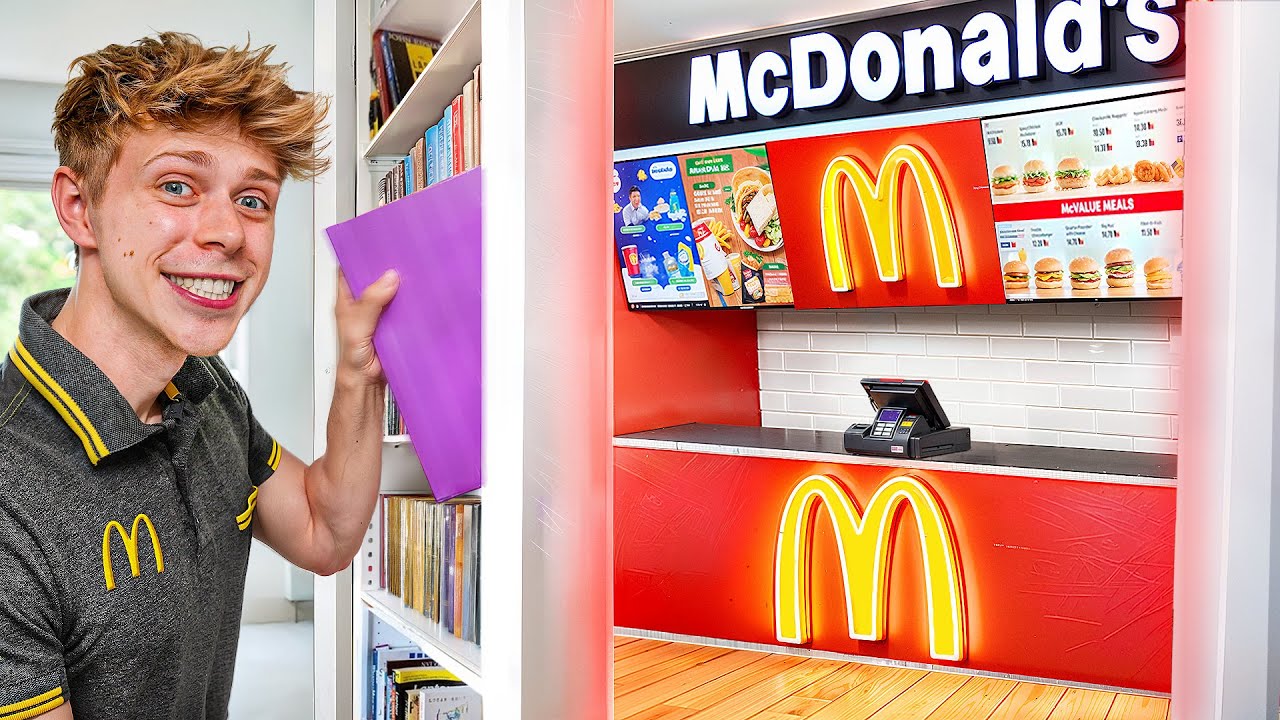 ZROBIŁEM UKRYTY MCDONALD'S W DOMU!