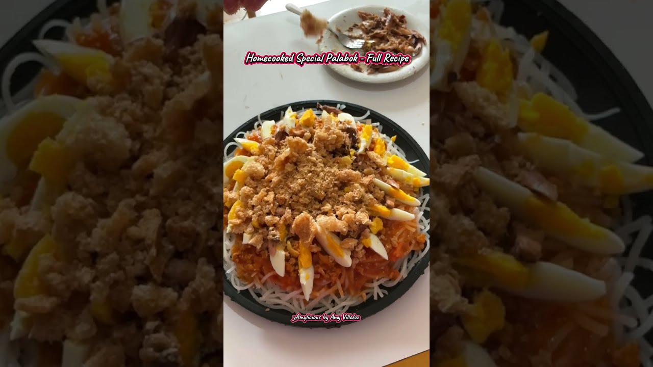 Homecooked Special Palabok - Full Recipe