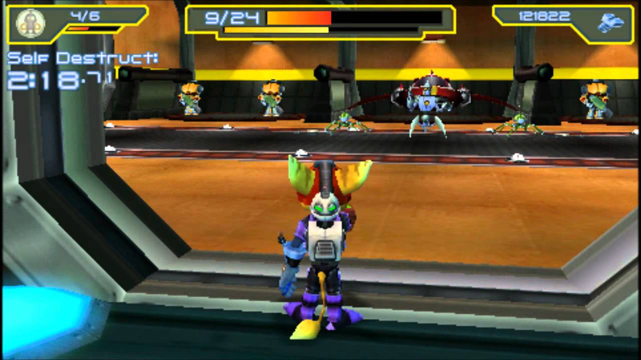 Ratchet And Clank: Size Matters (PSP/PS2) - Part 6 (Medical Outpost Omega)