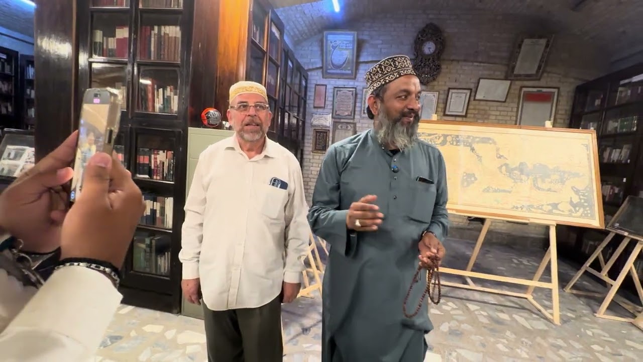 GAUS PAK KE BARGAH KI LIBRARY KI ZIYART / Asif Raza Saifi #yagauspak