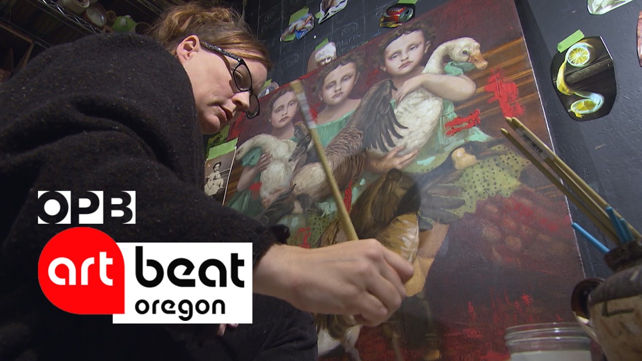 Old Masters, Modern Twist: Jill McVarish's playful paintings | Oregon Art Beat from the OPB Archive