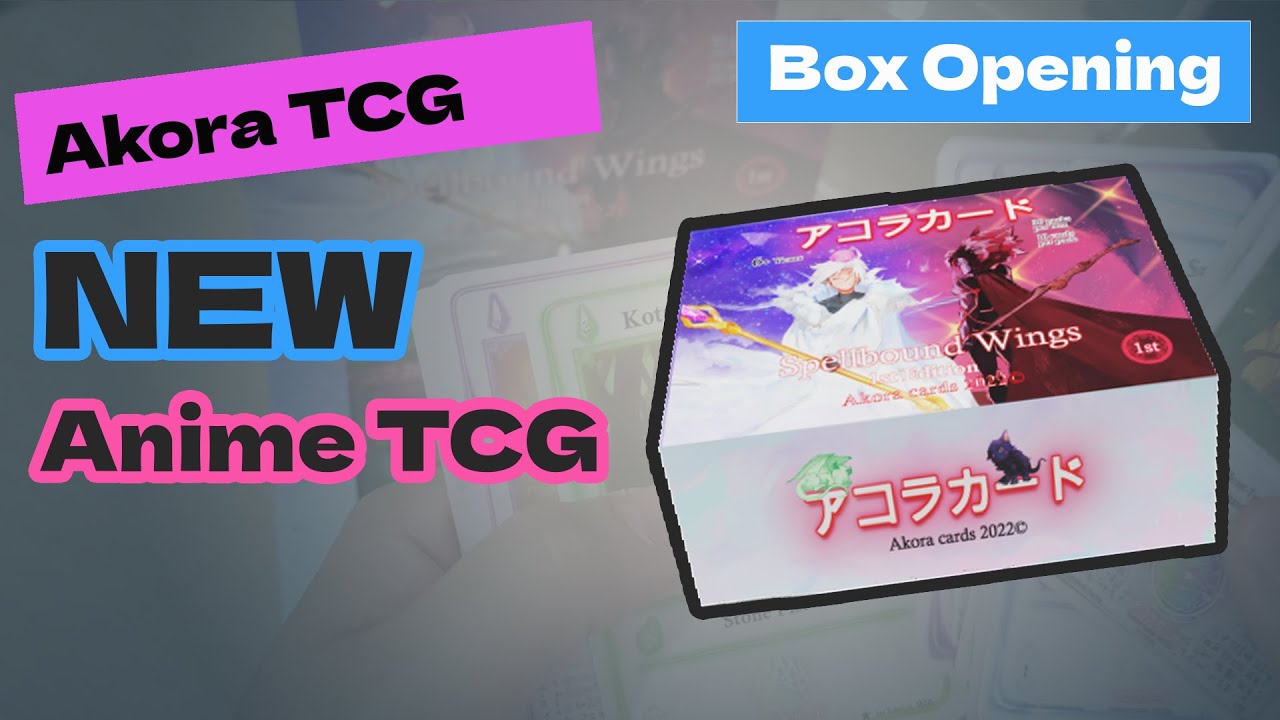 Akora TCG Spellbound Wings 1st Edition Booster Box Opening - NEW ANIME TRADING CARD GAME