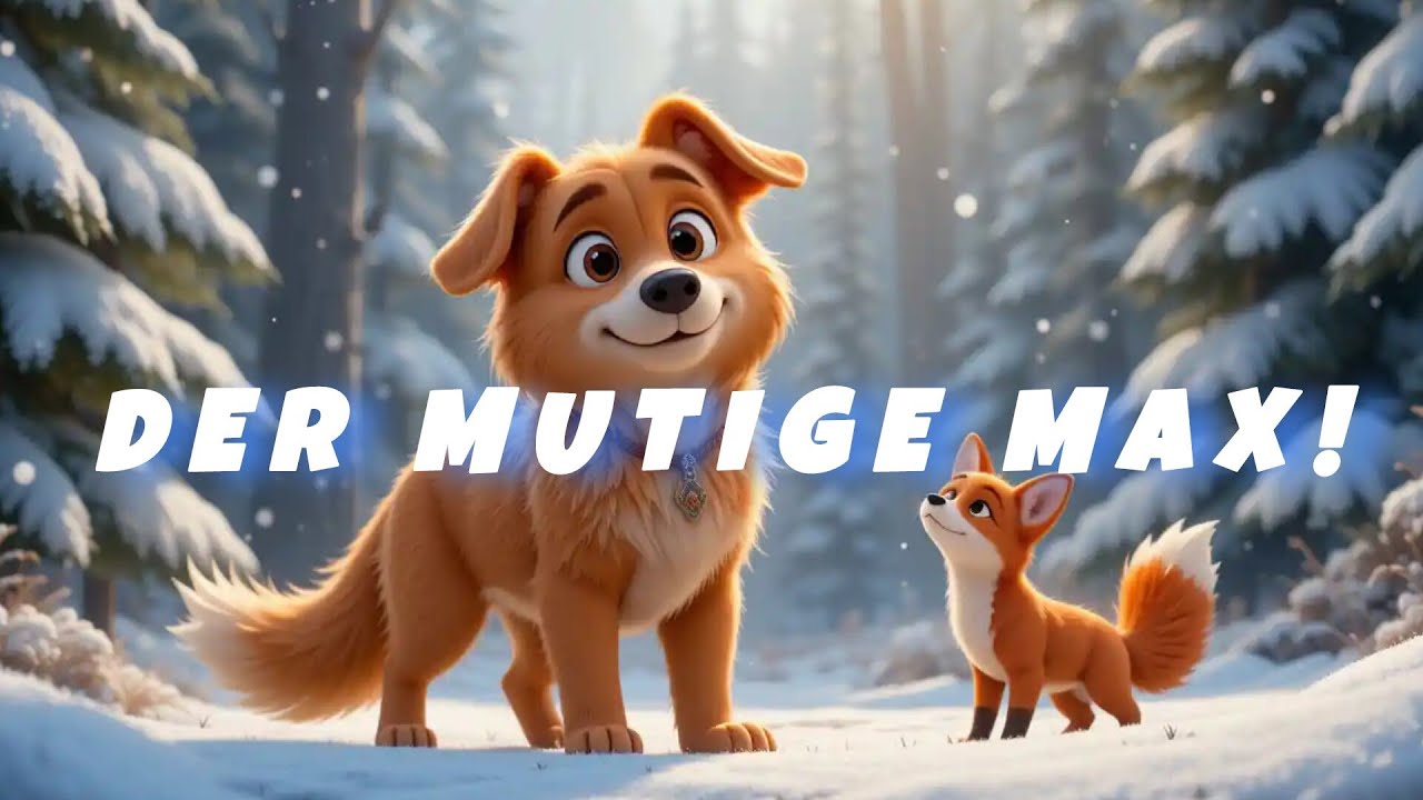 Der mutige Hund Max rettet den kleinen Fuchs 🐕 | M&auml;rchen f&uuml;r Kinder | Gute Nacht Geschichte
