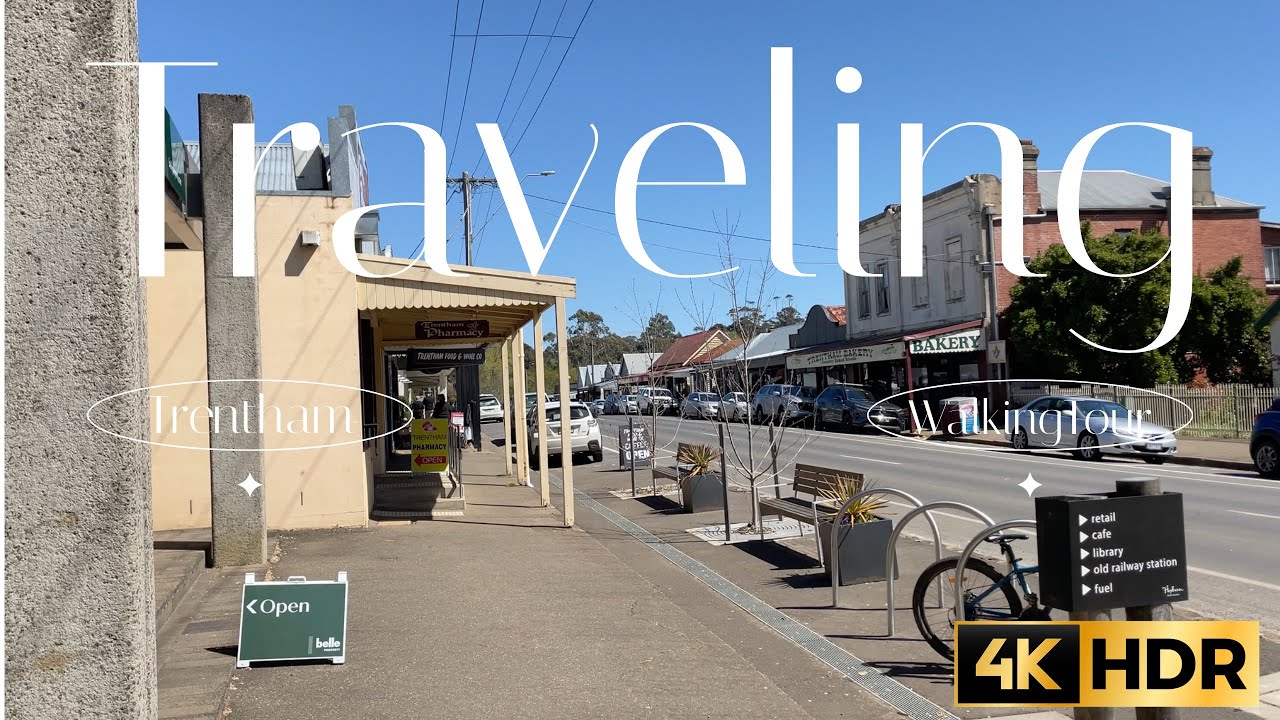 Trentham Victoria Australia Walking tour   4K