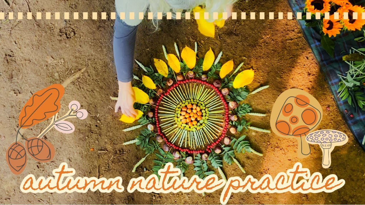 NATURE MANDALA : an autumn / fall creative practice for Mandala Magic