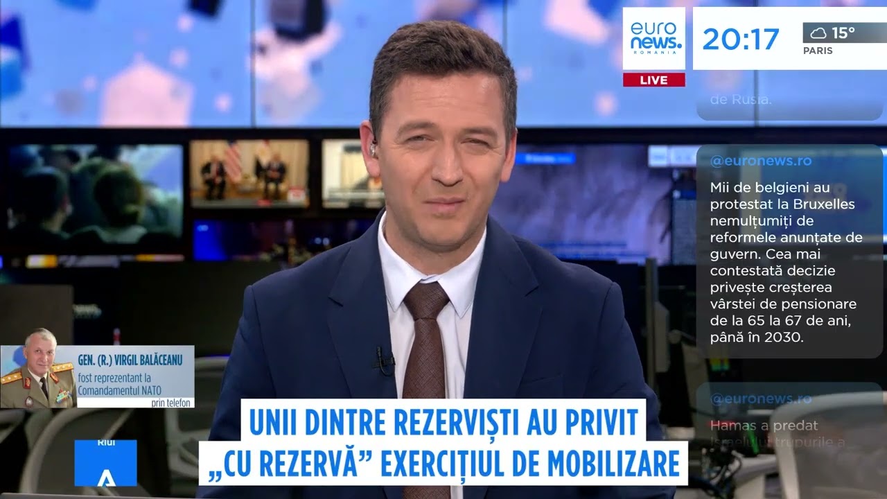 Unii dintre rezerviști au privit 