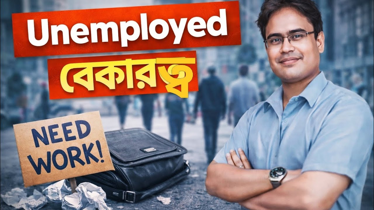 What is unemployed।। বেকারত্ব কাকে বলে ।।  Types of unemployed।।NSO।।NSSO।।
