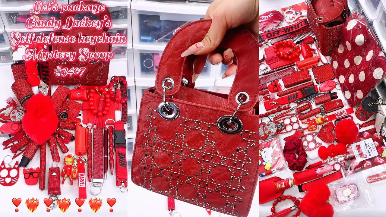 Bling Red ♥️#keychain #selfdefenseplug #linkinbio #selfdefensekeychain #asmr #mysteryscoop #safety
