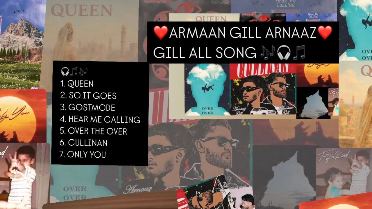 ARMAAN GILL and ARNAAZ GILL SONG | all in one song | love song non stop | 2025 romantic song | love