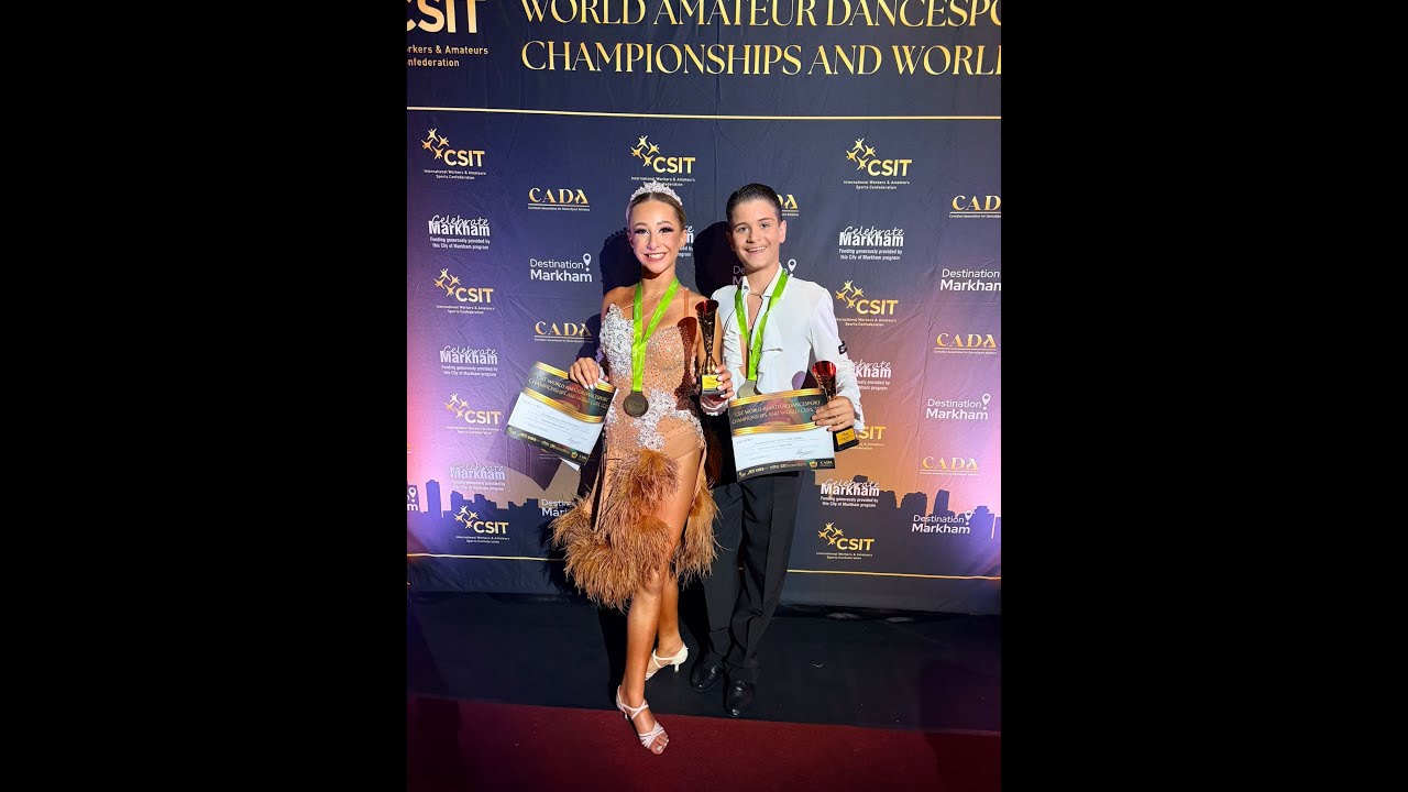 WorlsCup2025Toronto   Tommaso e Delia medaglia di bronzo 